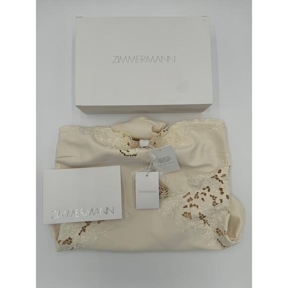 Zimmermann Cream Lace Detail One Piece Swimsuit - Picture 3 of 14